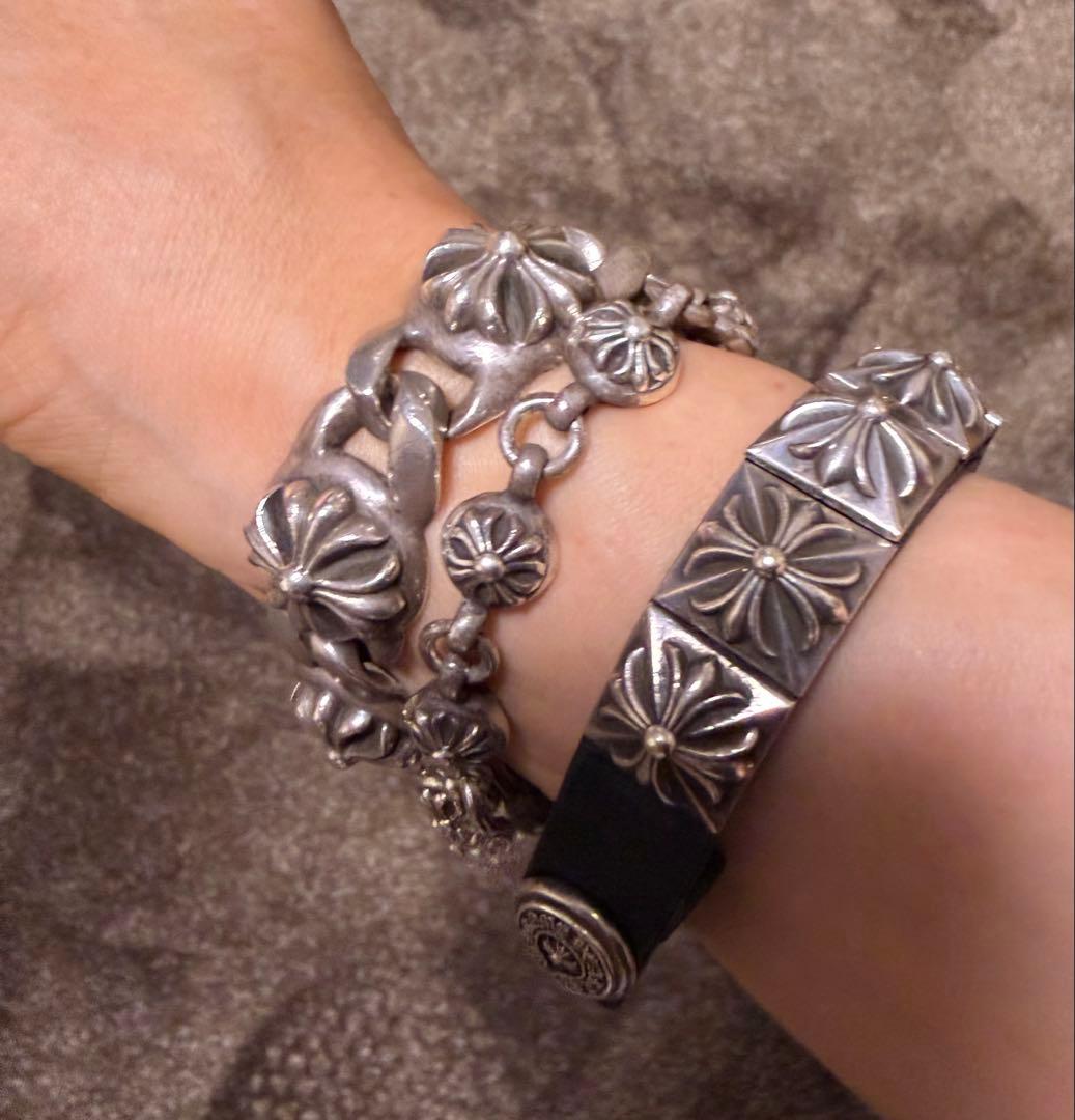 CHROME HEARTS クロムハーツ ゼロスタッズブレスレット