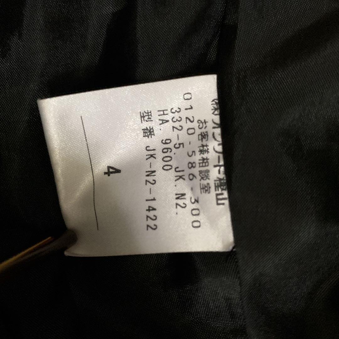 DKNY ダナキャラン　レザーライダースジャケット　 M ブラック　羊革