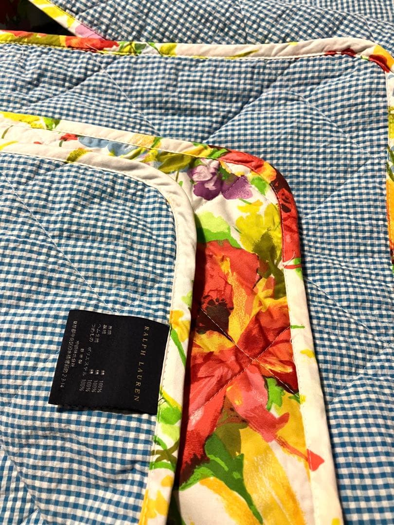 ラルフローレンホーム　ベッドスプレッド　キルトカバー