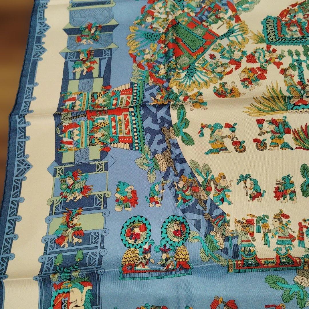 HERMES ASTRES et SOLEILS　カレ90 美品