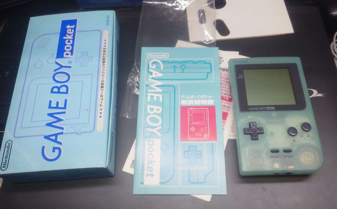 ゲームボーイポケット　ほぼ新品　★★★極美品　廃盤　超激レア　アイスブルー