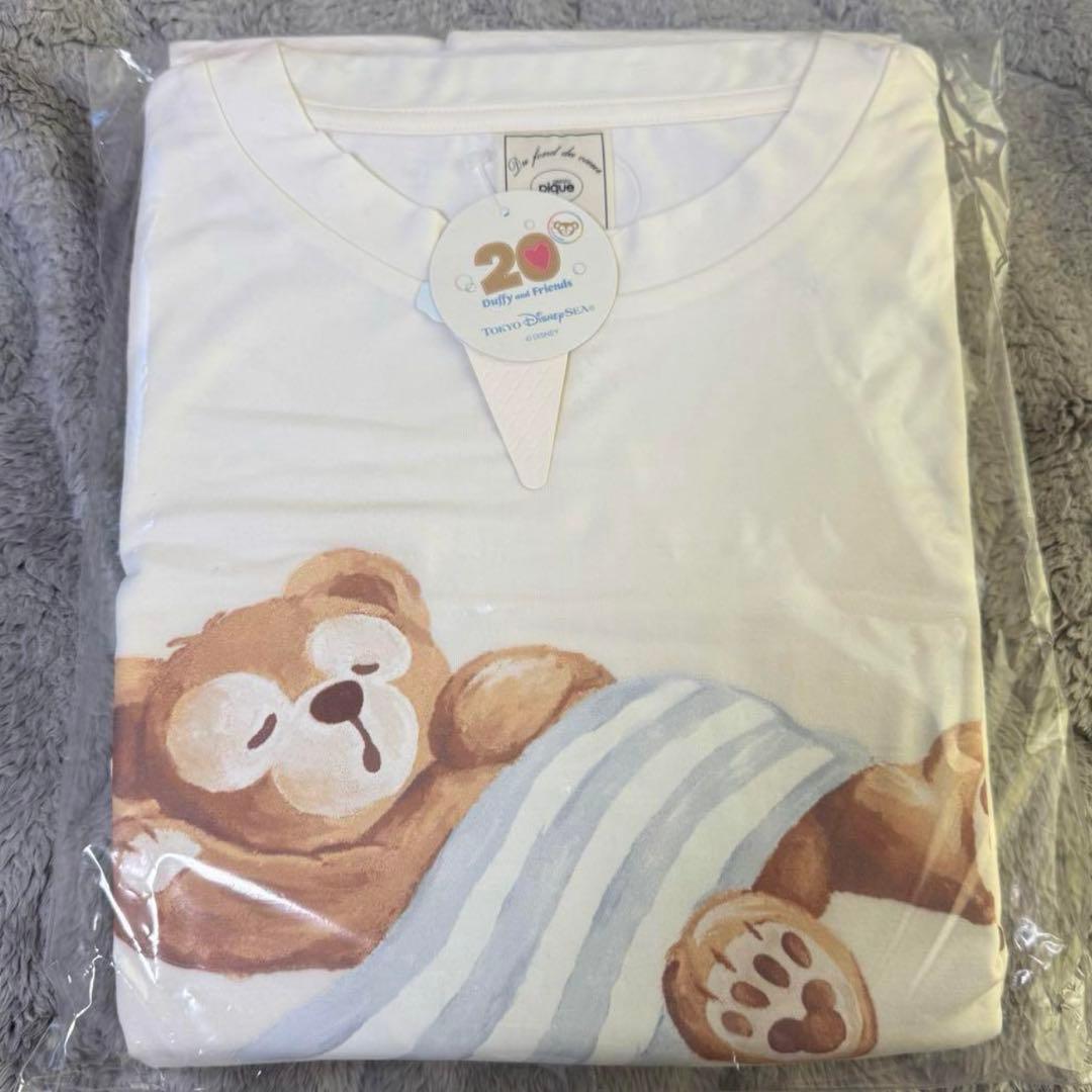 【新品未開封】ダッフィーアンドフレンズ　ジェラートピケ　長袖ルームウエアセット