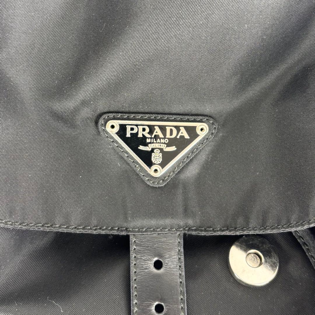 ほぼ未使用 PRADA プラダ リュック バックパック ナイロン レザー