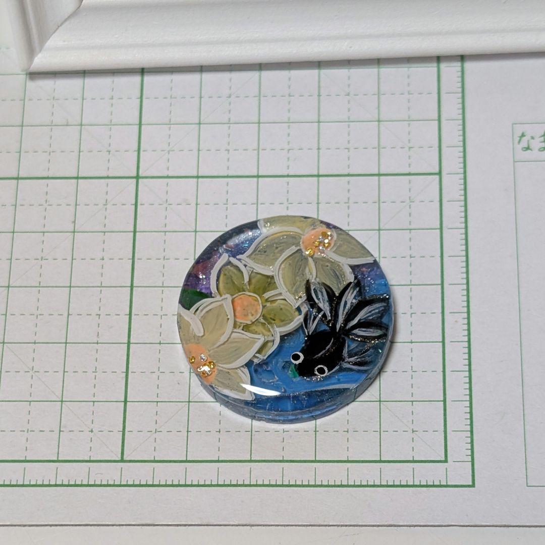 ひまうい様　8.19 金魚　レジンヘアゴム　影　黒い奴　和柄アロハ