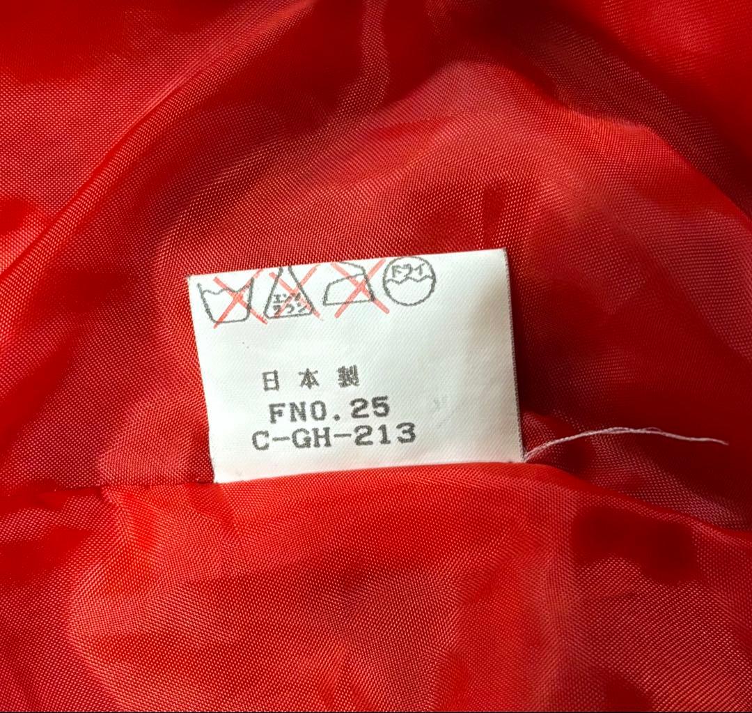 ベルベット スカジャン赤　ドラゴン刺繍