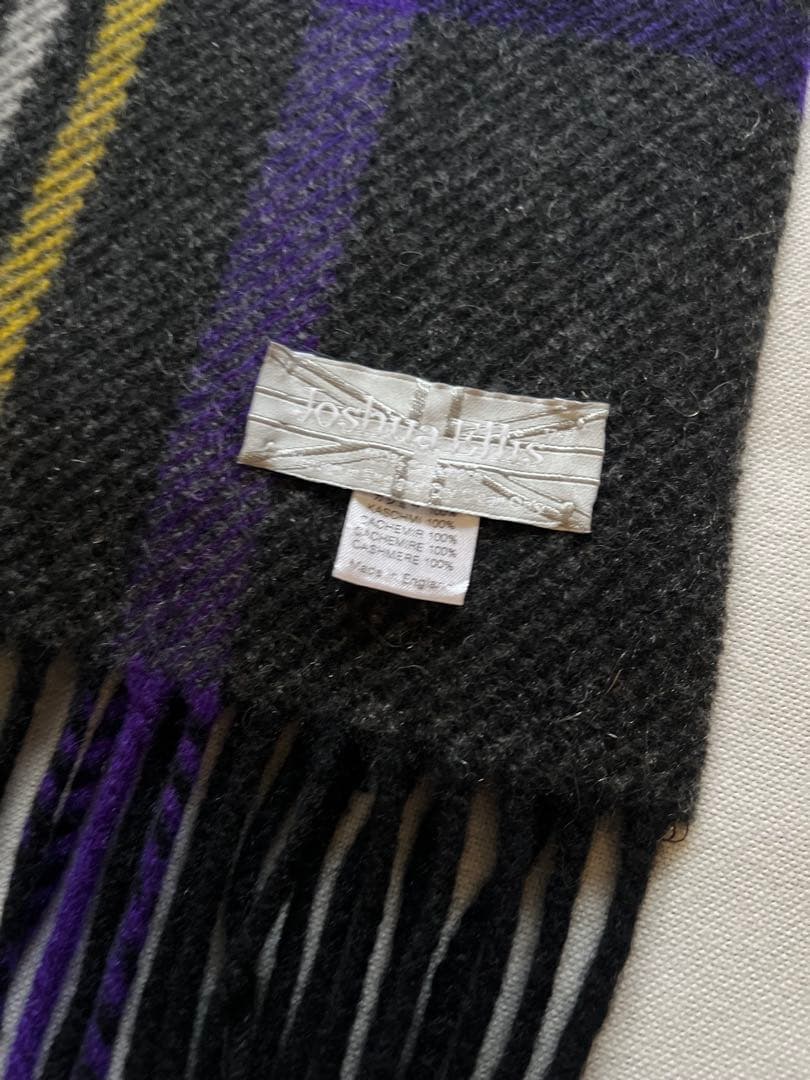 【国内正規品】ジョシュアエリス　ユナイテッドアローズ　カシミア　中大判ストール