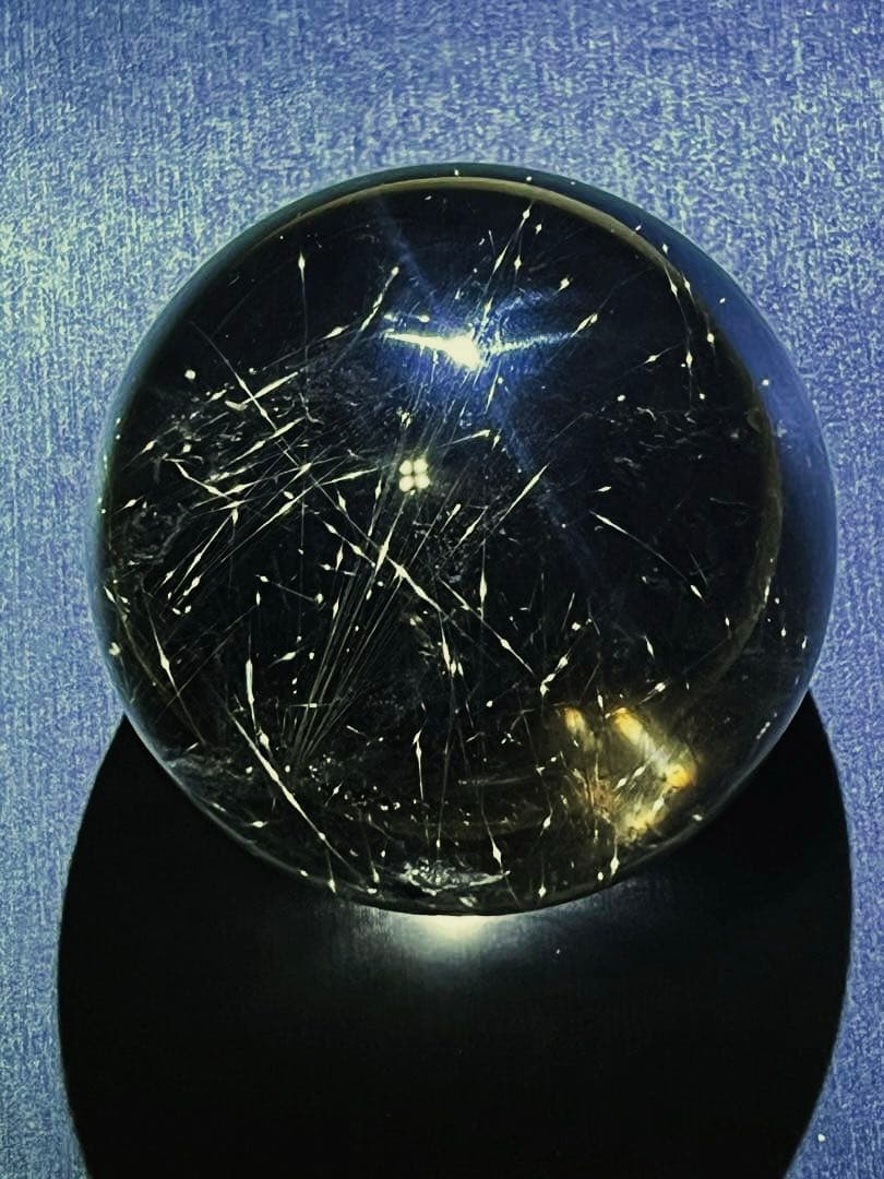 ルチルクォーツ　スフィア　59mm 流星群　丸玉　大玉