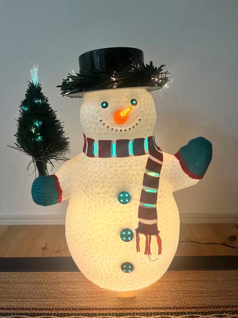 スノーマンライト　クリスマス飾り　イルミネーション　Xmasランプ