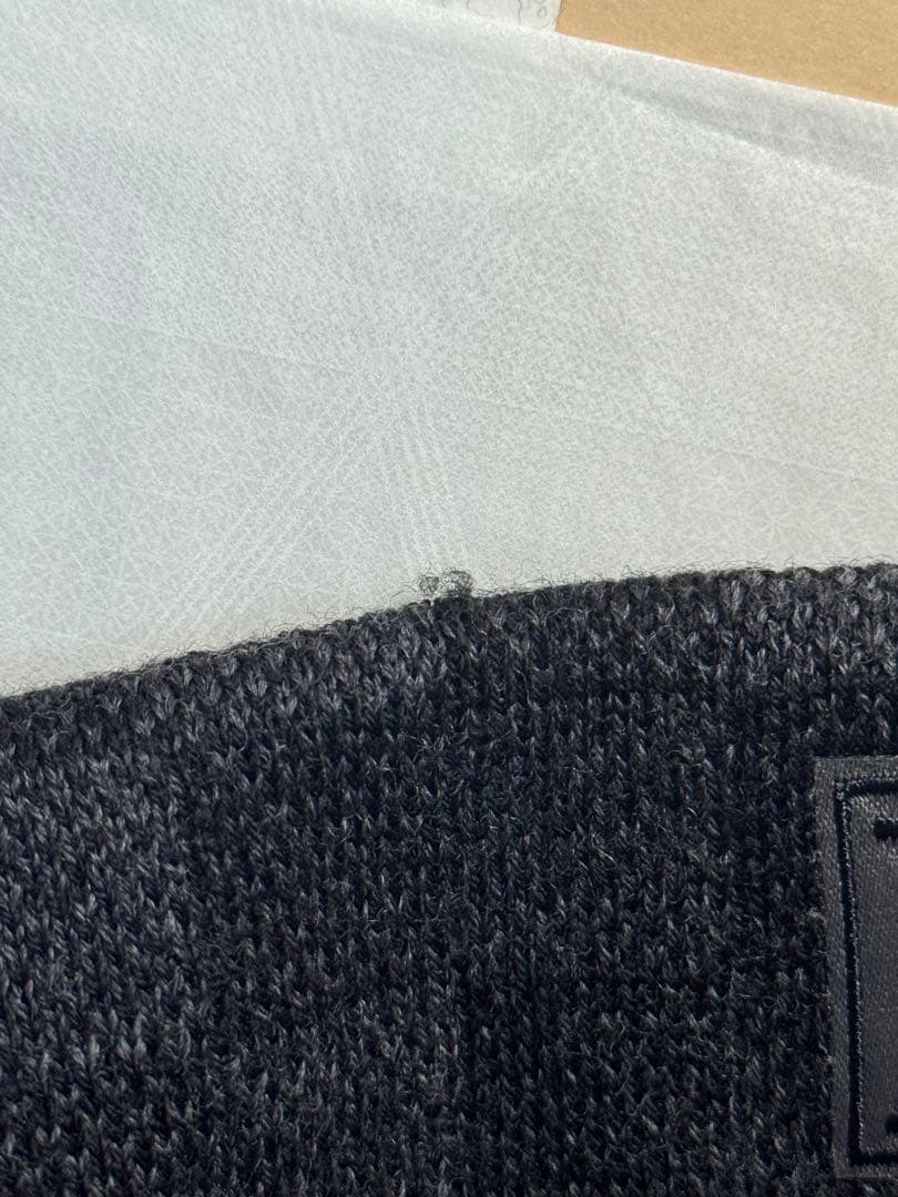 【美品】ルイヴィトン　ダミエ　マフラー　メンズ　正規品LOUIS VUITTON