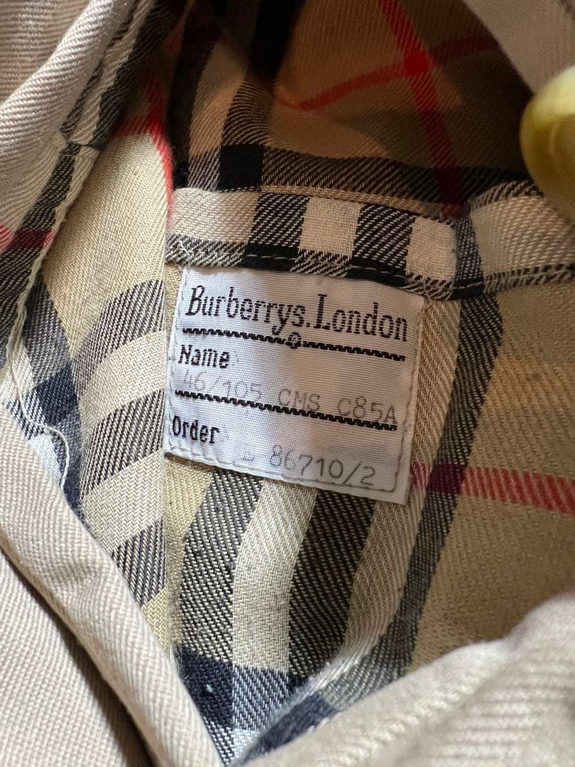 Vintage バーバリー Burberrys トレンチコート 英国製 L