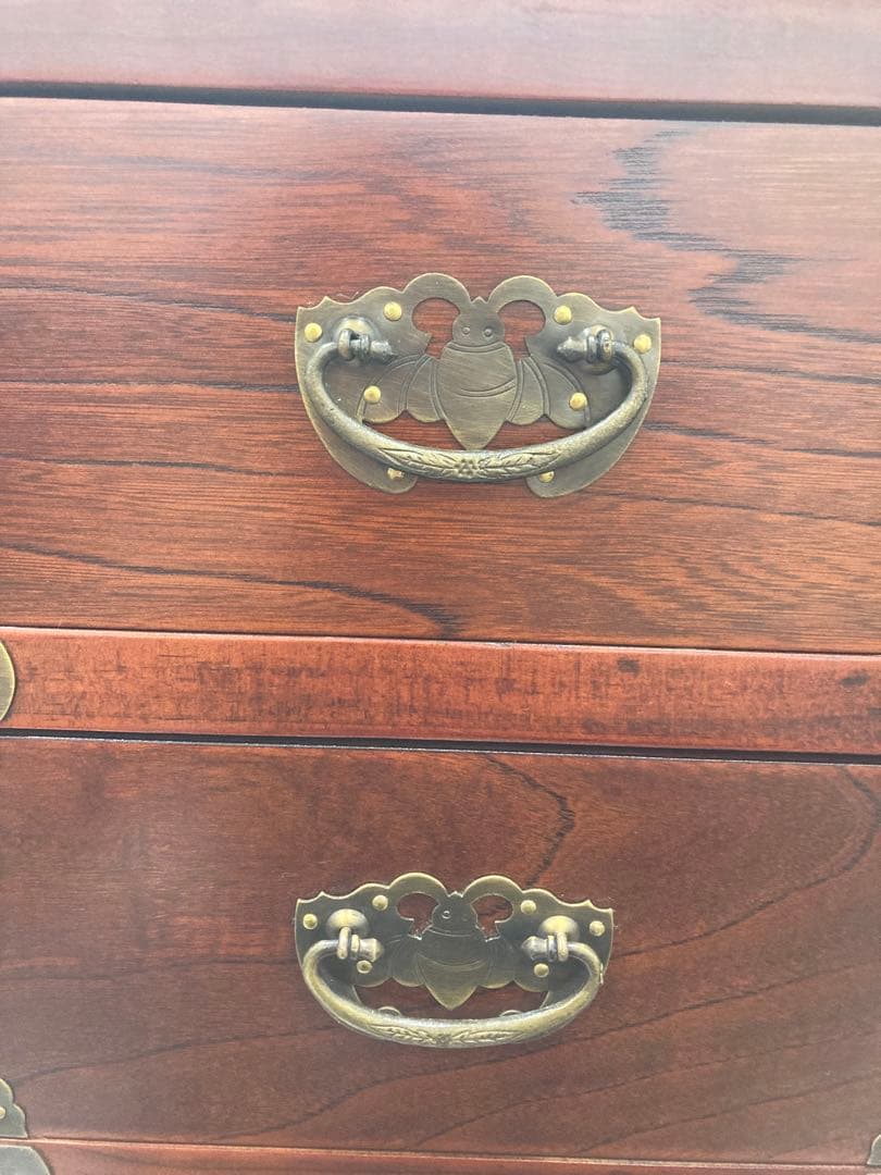 李朝デザイン家具　小引き出し アンティーク 5段チェスト