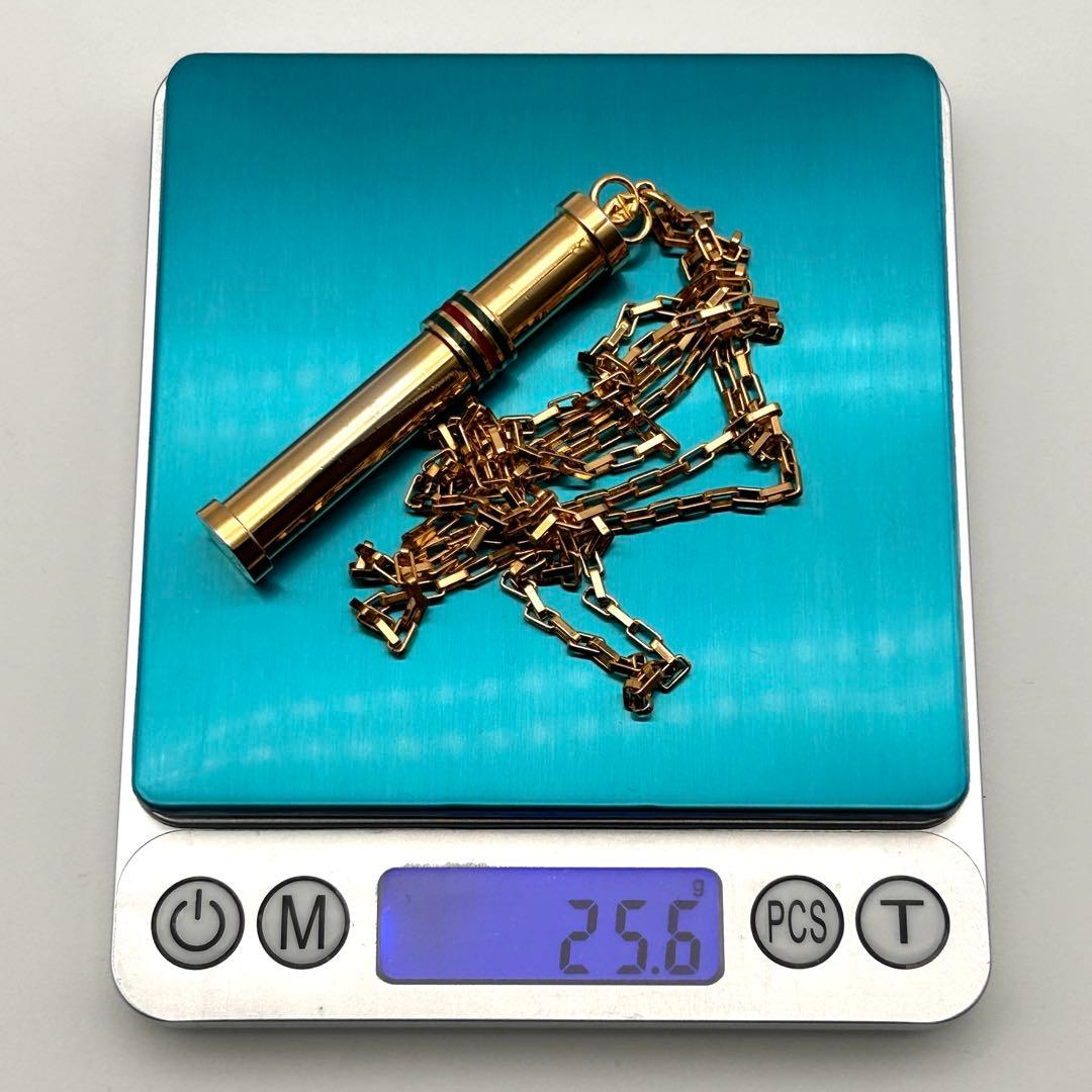 美品✨ GUCCI ネックレス オールドグッチ シェリーライン パフュームボトル