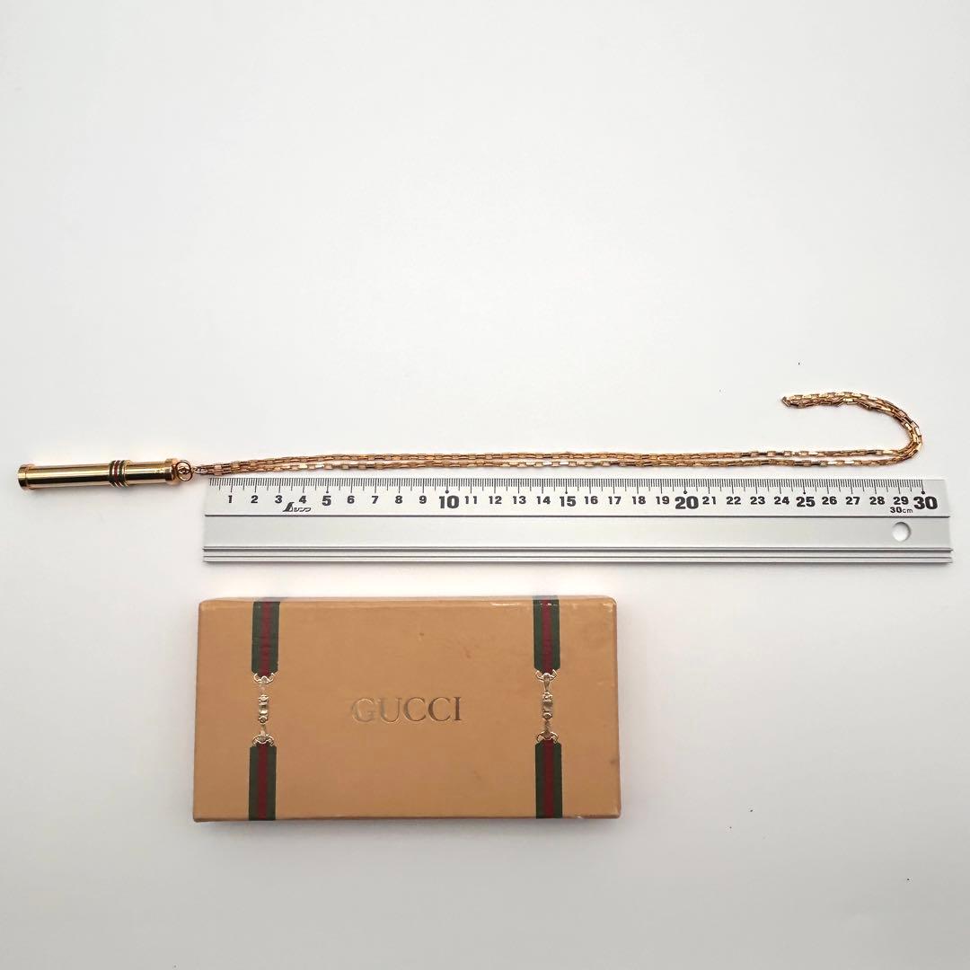 美品✨ GUCCI ネックレス オールドグッチ シェリーライン パフュームボトル