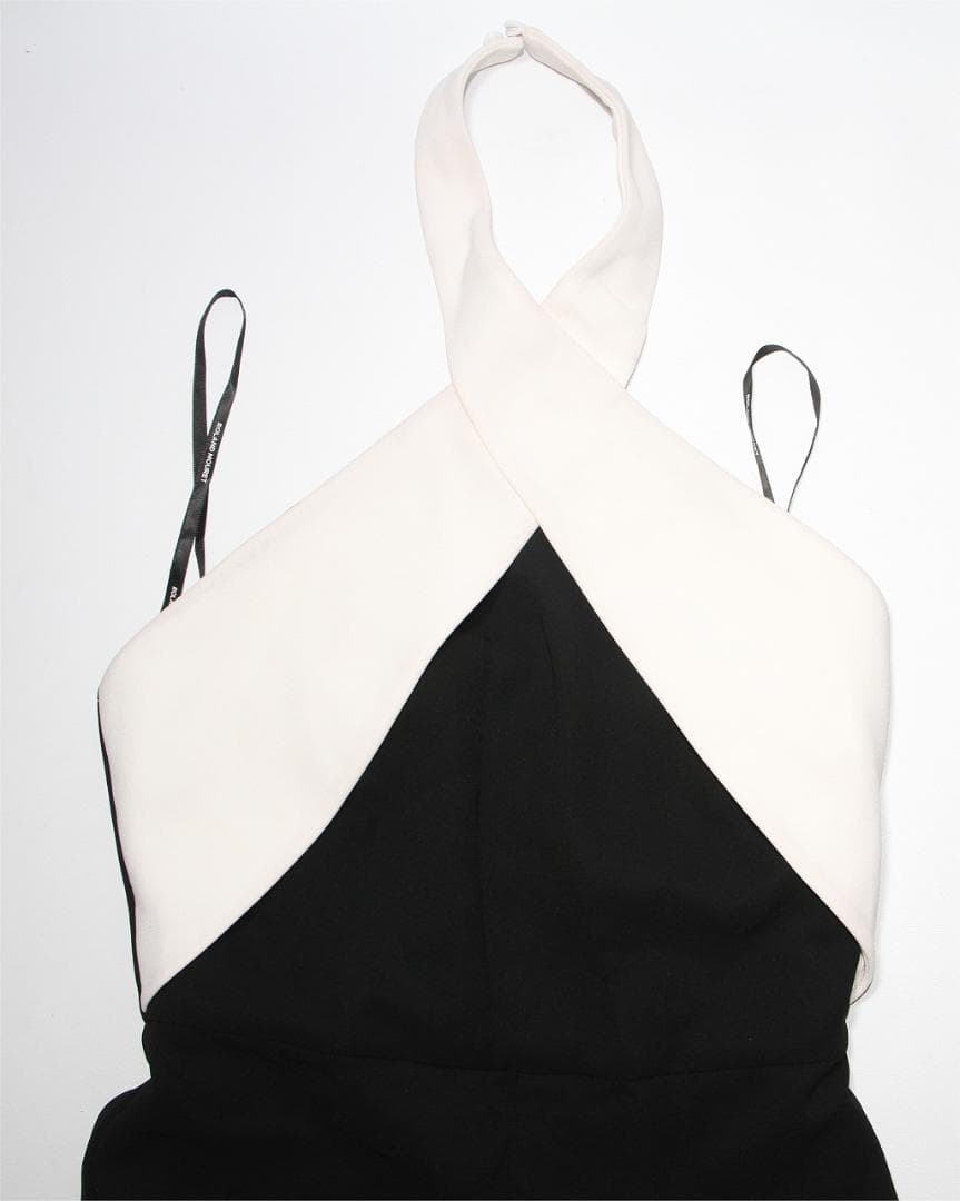 Roland Mouret オールインワン ジャンプスーツ 黒白 UK4 未使用