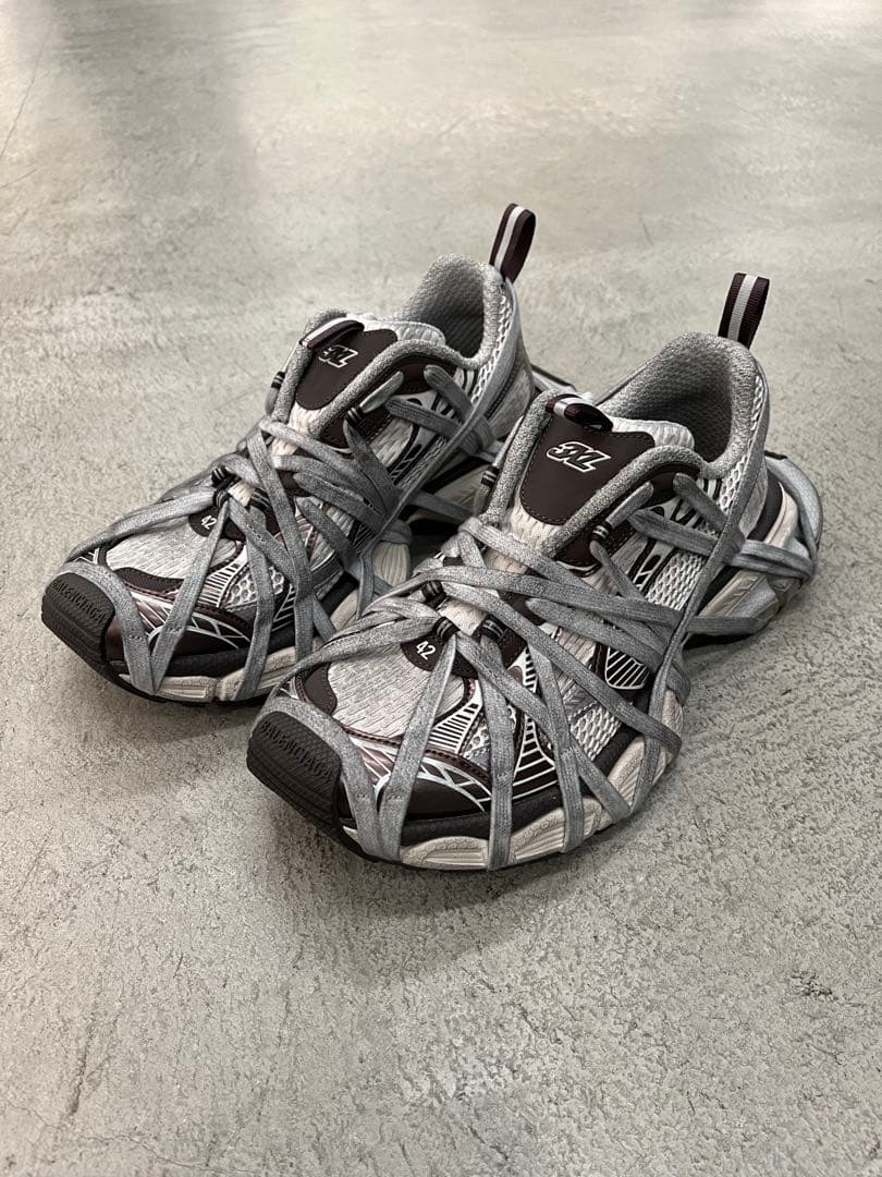 BALENCIAGA 3XL EXTREME LACE ブラウン　42