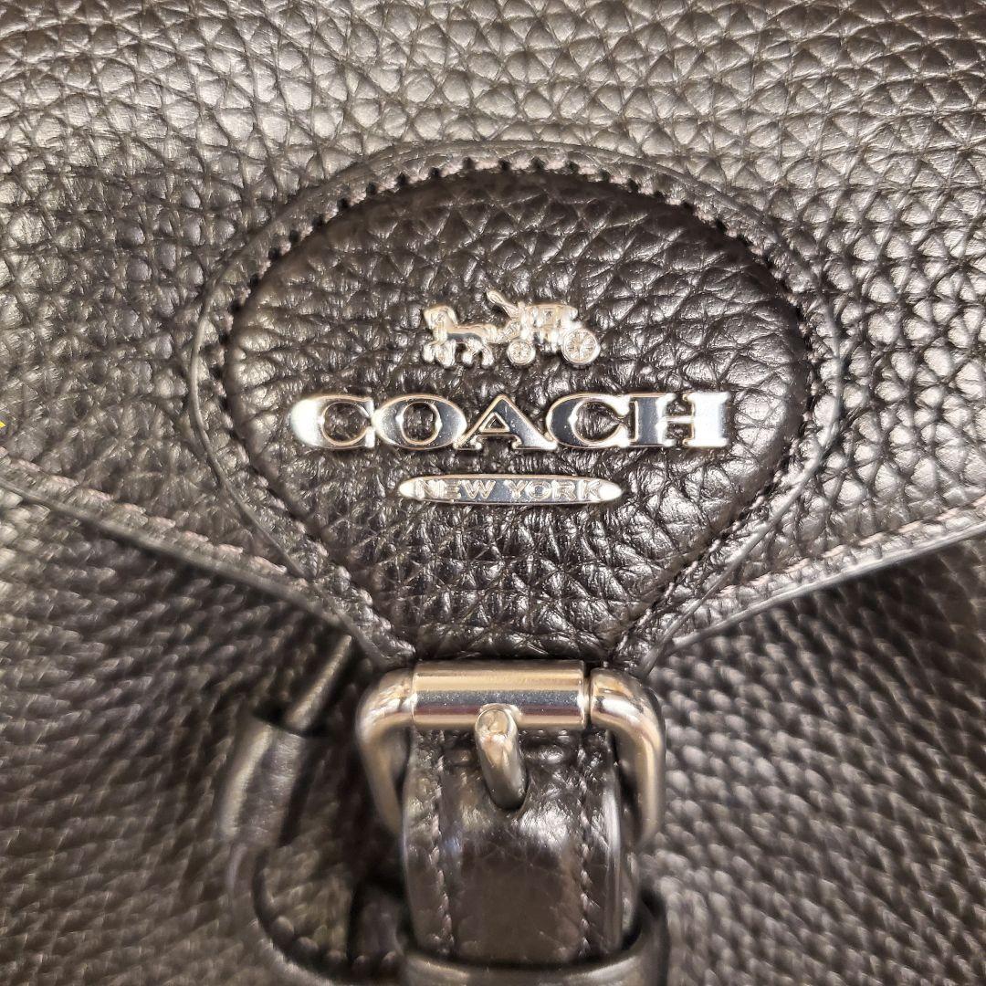 (美品) COACH アメリア コンバーチブル バックバック リュック レザー黒