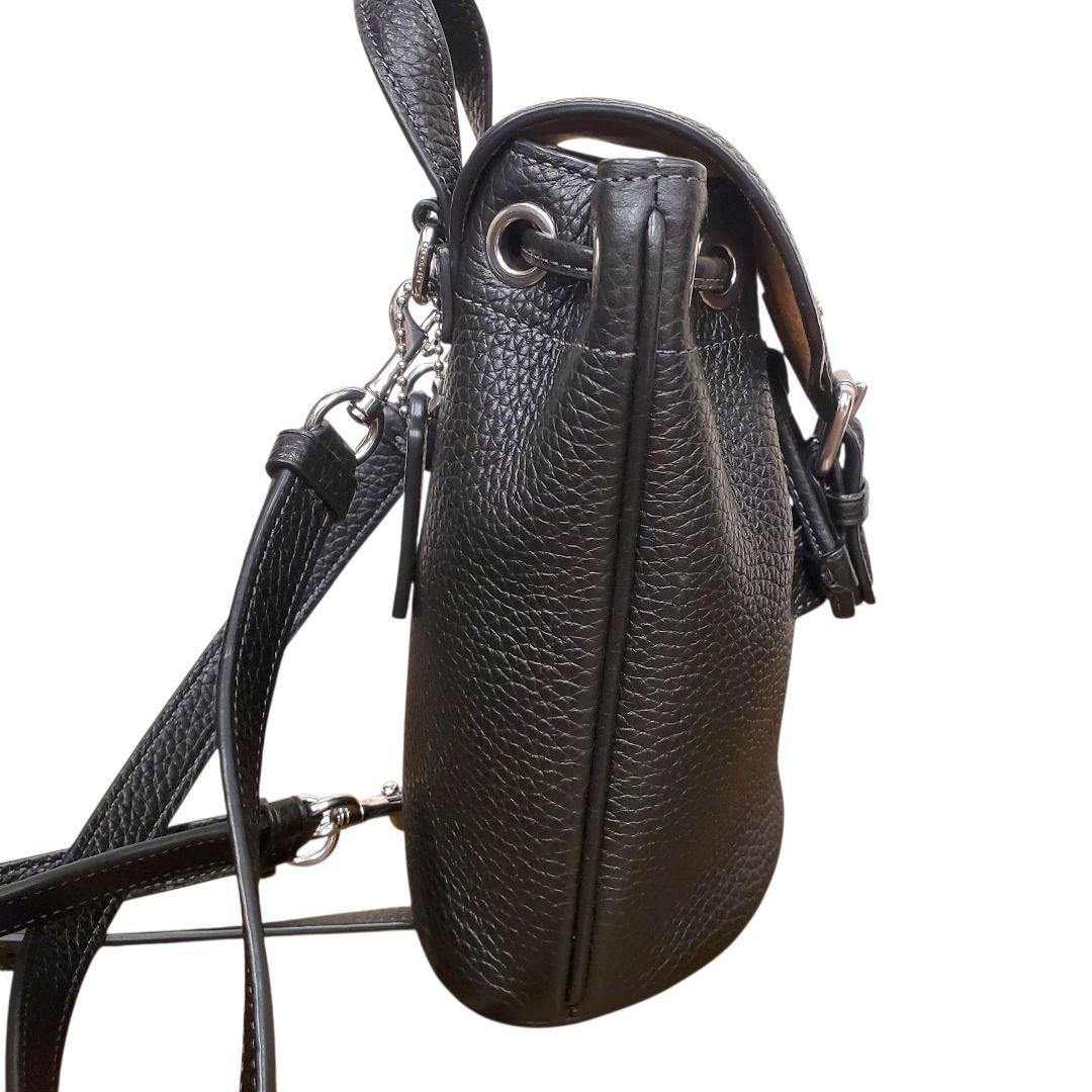 (美品) COACH アメリア コンバーチブル バックバック リュック レザー黒