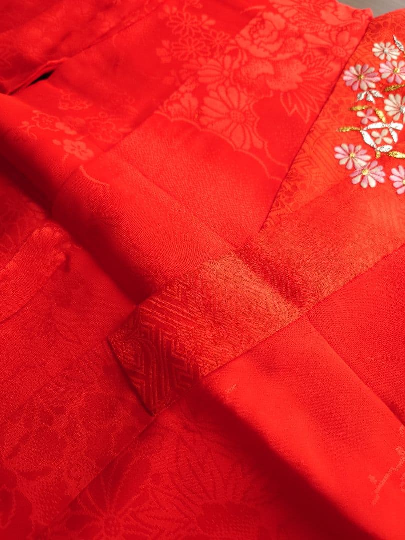 七五三　女の子　着物　長襦袢セット　アンティーク