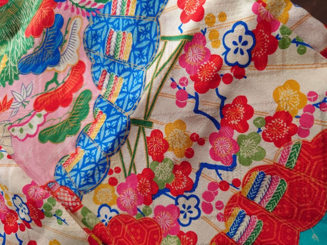 七五三　女の子　着物　長襦袢セット　アンティーク