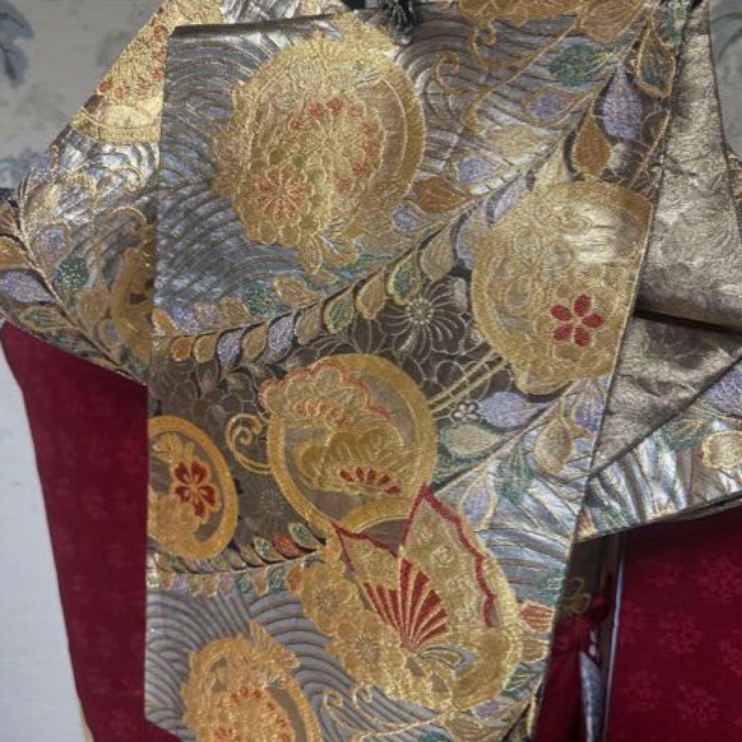 人気の赤古典♡可愛らしい鞠模様♡振袖フルセット　成人式前撮り謝恩会