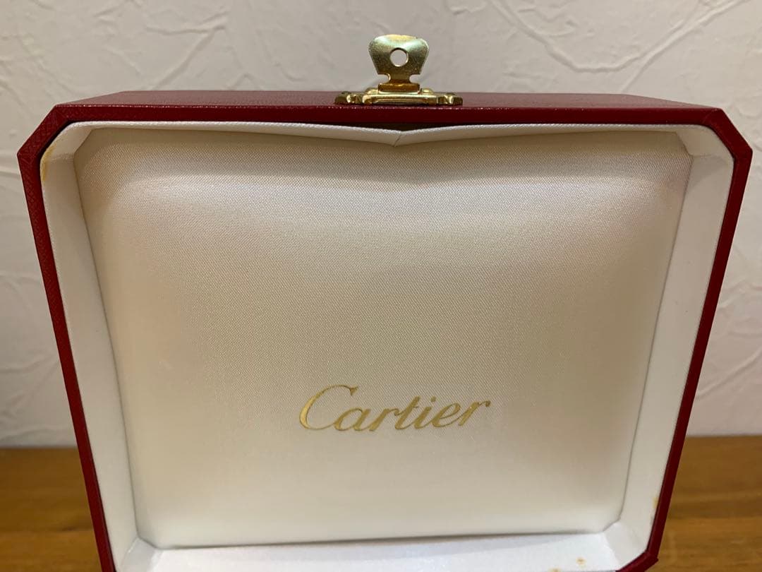 N0916-17★Cartier 空箱 赤 アクセサリーケース 2点セット