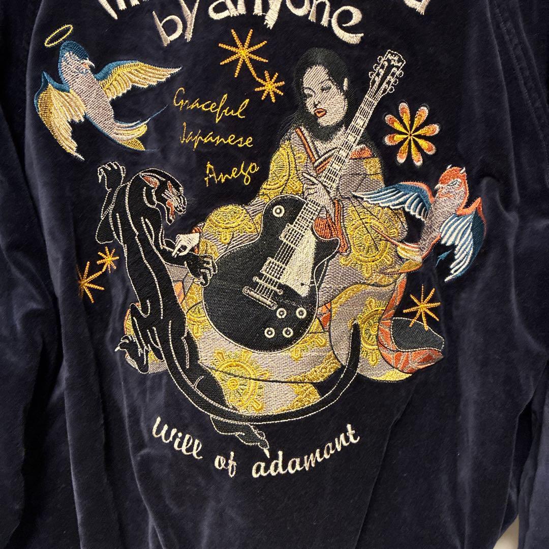 PEAK'ED YELLOW ピークドイエロー　別珍　ベロア　スカジャン　42