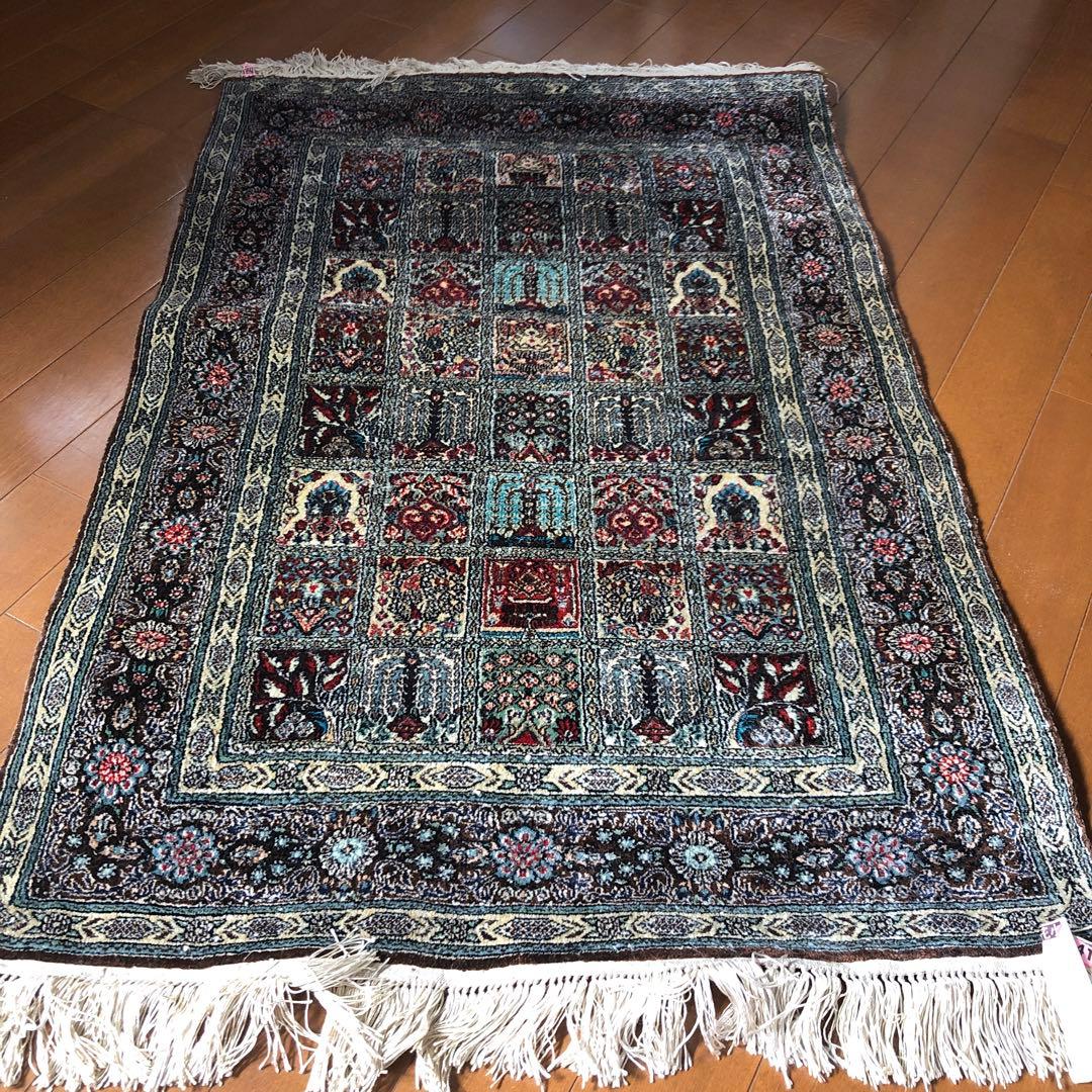 【中国　絹織物】約１０４センチ✖️６１センチ