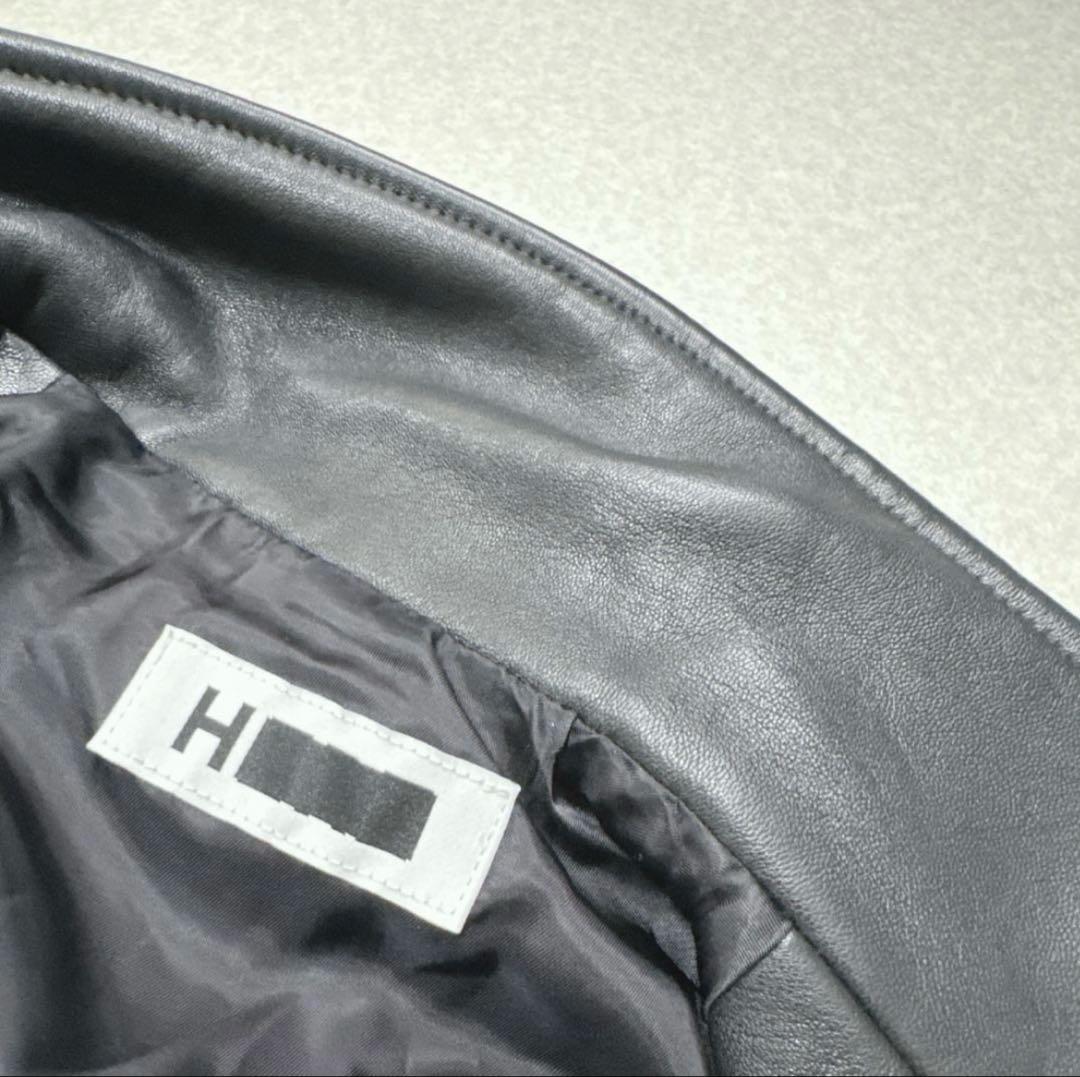 H BEAUTY&YOUTHラムレザージャケット