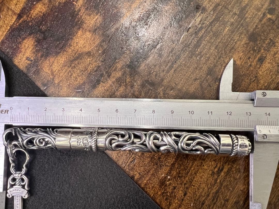 S925刻印有：重厚シルバーペンダントとしても使えるペン　SZB007