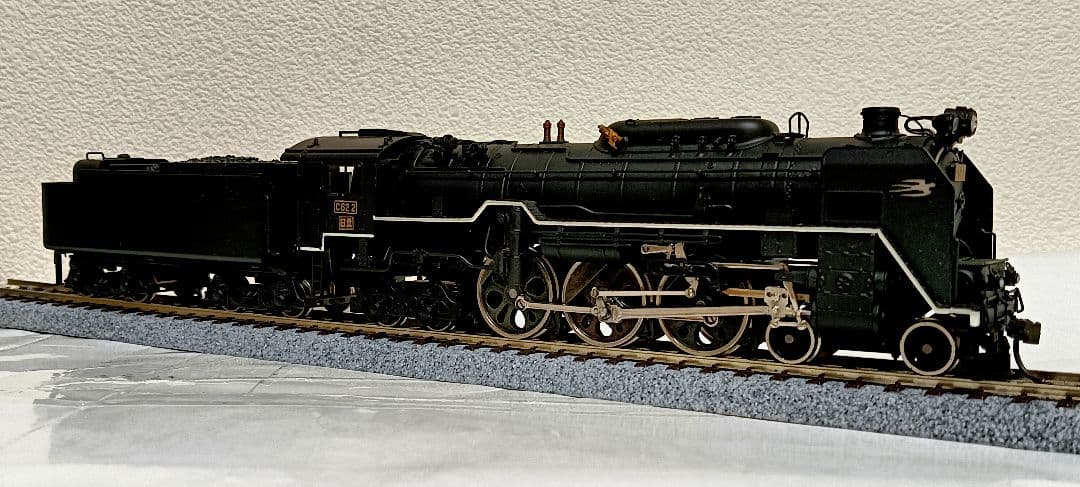 HOゲージ 天賞堂 Ｃ622号機蒸気機関車 No491、メンテナンス済