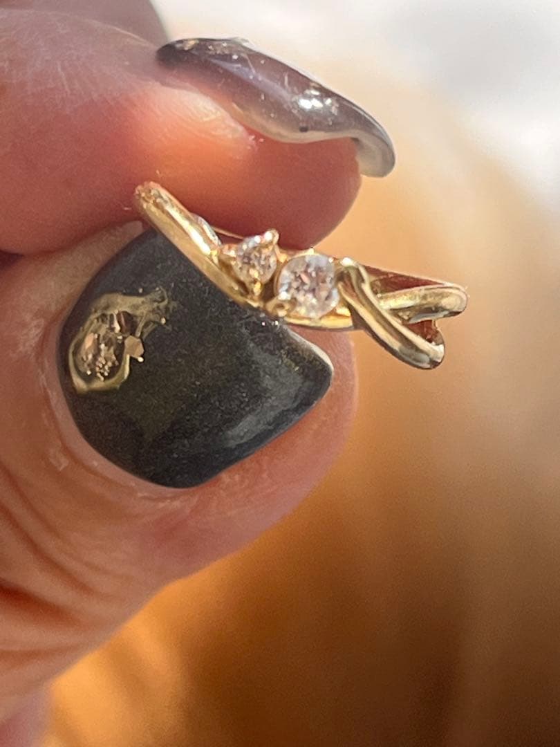 スカラベ　K18 リング　約5号