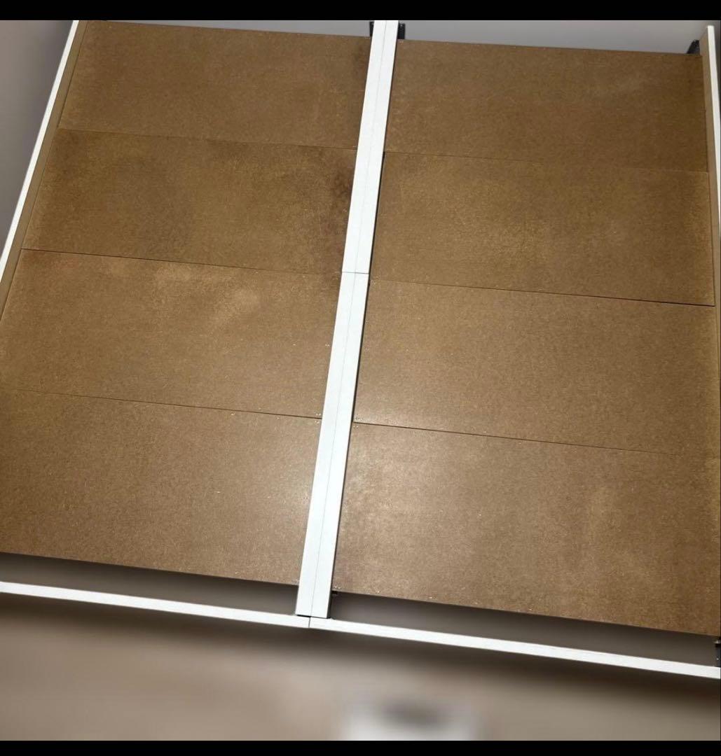 ②シングル ベッドフレーム ホワイト 1台のみ　美品