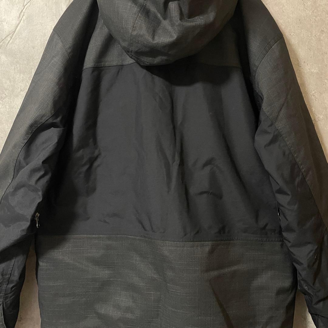 Burtonバートンスキーウェアスノーボードジャケットパーカーフード付黒ブラック