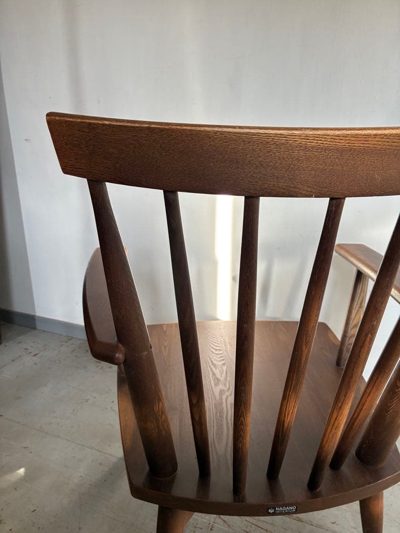 ナガノインテリア　ダイニングチェア　SKC069ー0WB 回転式　2