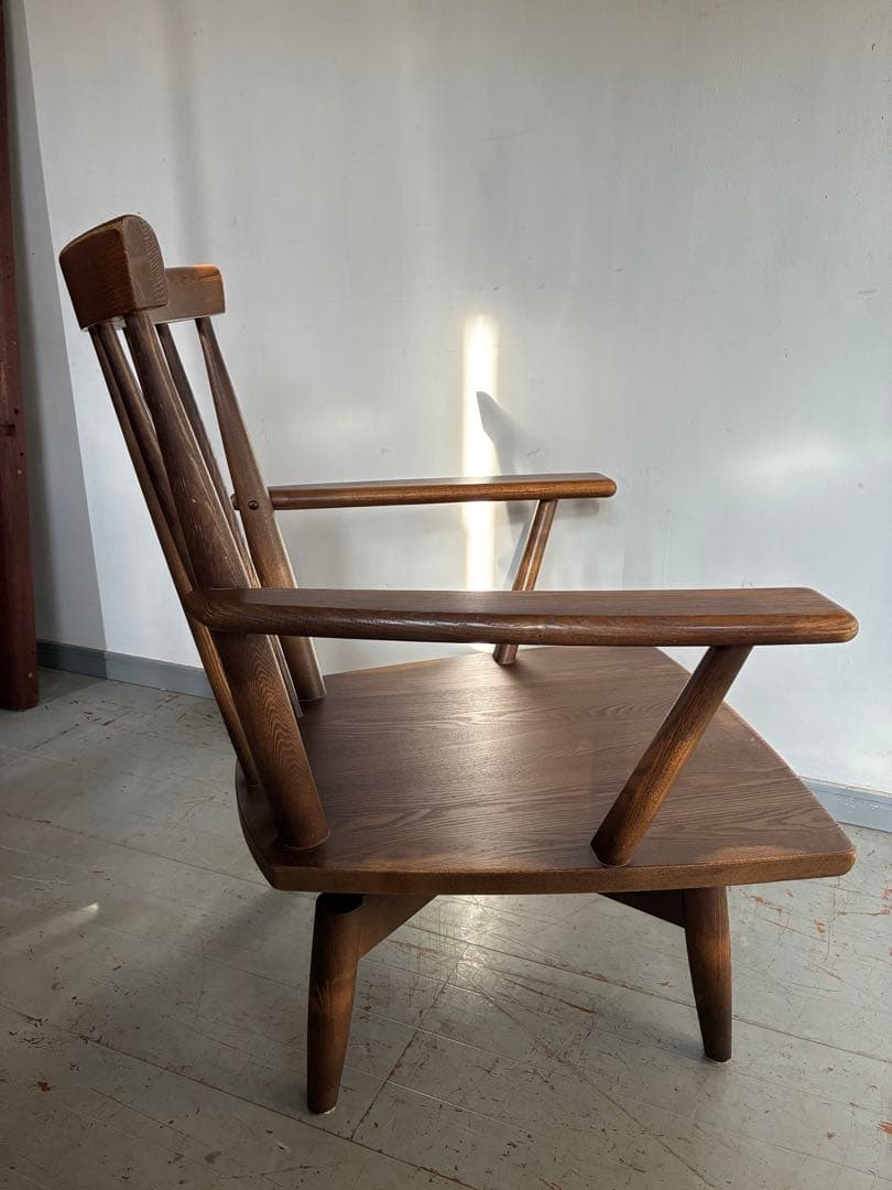 ナガノインテリア　ダイニングチェア　SKC069ー0WB 回転式　2