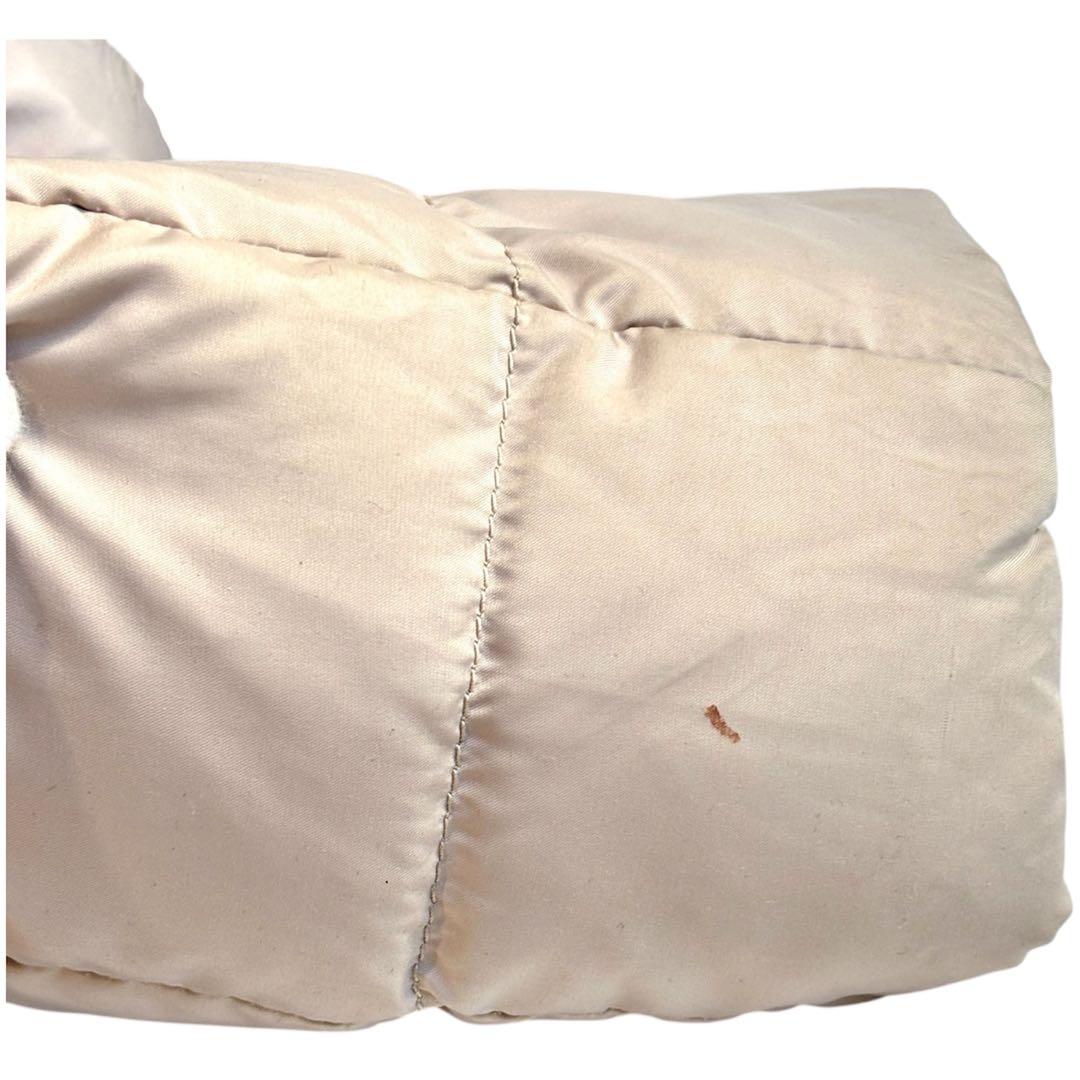 COACH コーチ ダウンジャケット S ファー付き ピンクベージュ ベルト付