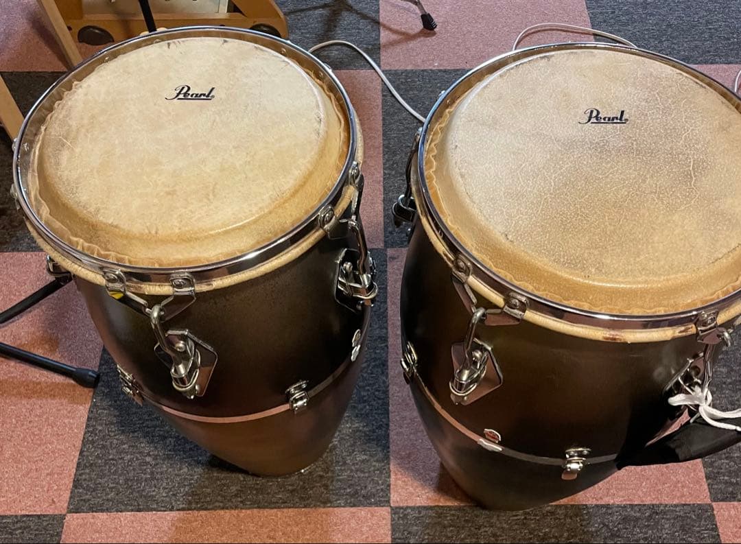 【電車で運べる】Pearl コンガ スツール付き