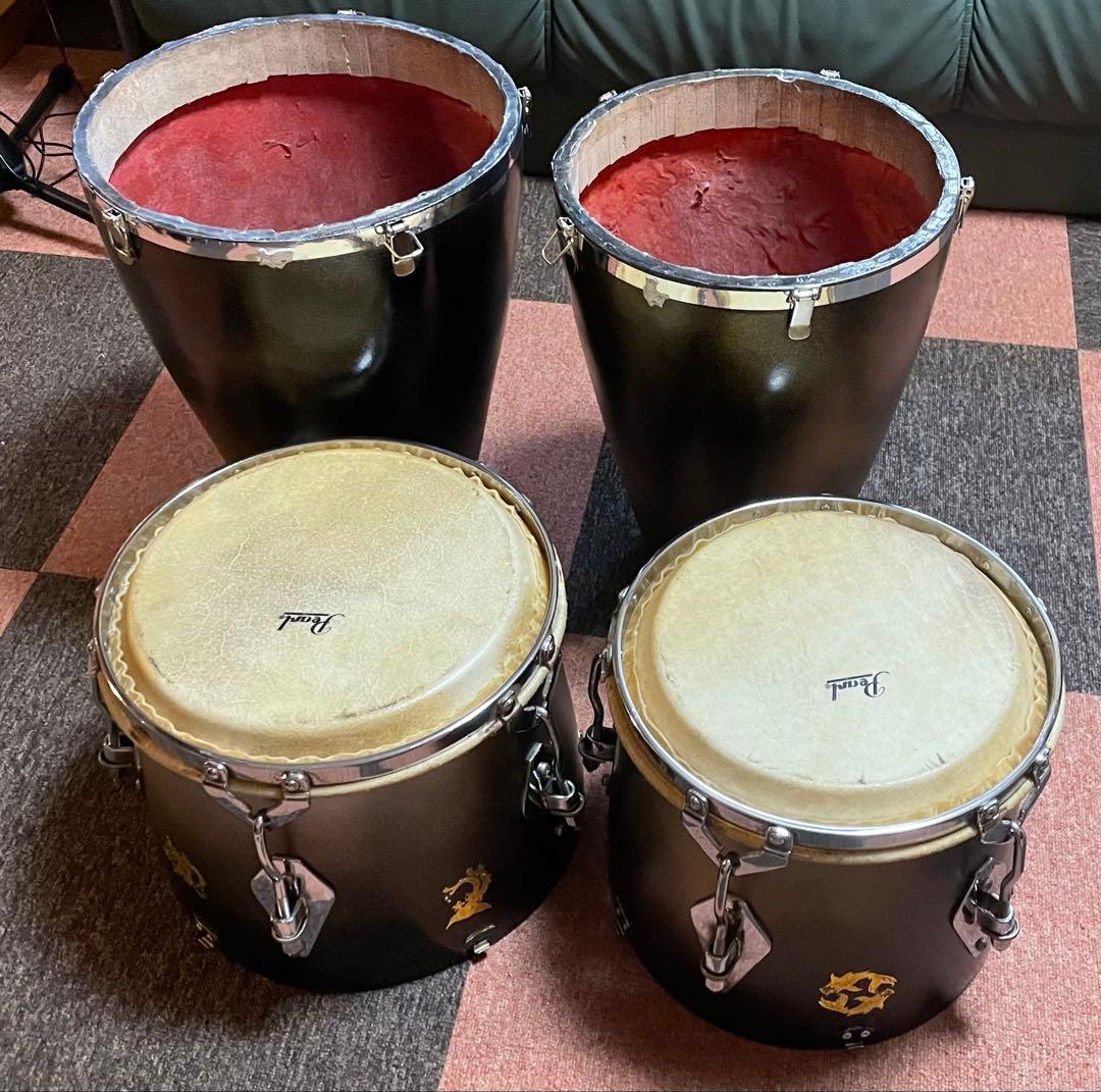 【電車で運べる】Pearl コンガ スツール付き