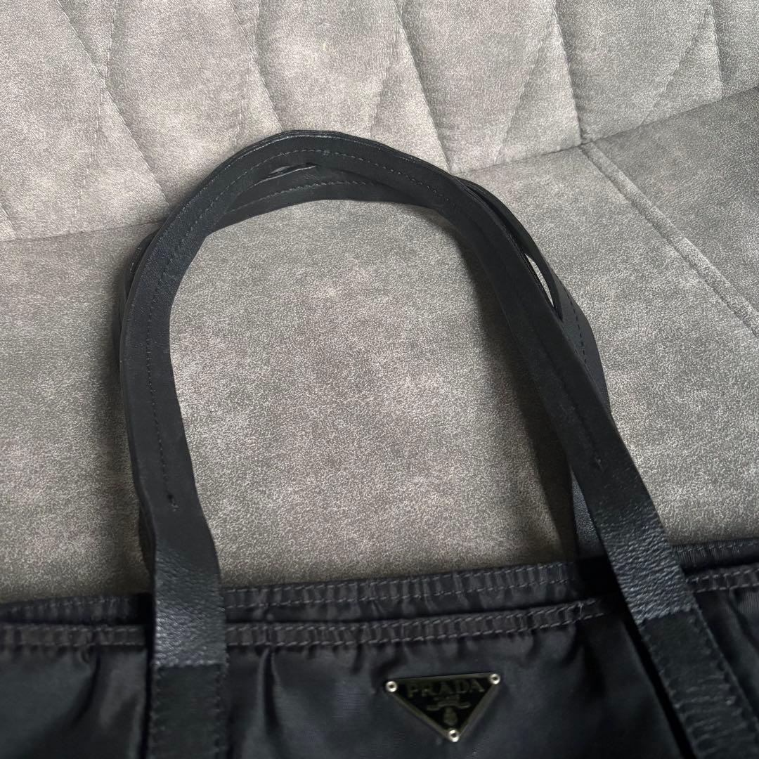PRADA ブラック トートバッグ テスート ナイロン BR0408