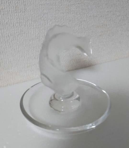 LALIQUE　ラリック　跳ねる魚　/小物入れ/リングトレイ/ピントレイ//小皿