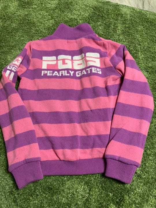 サイズ2 pearly gates スニード暴風セーターピンクストライプ