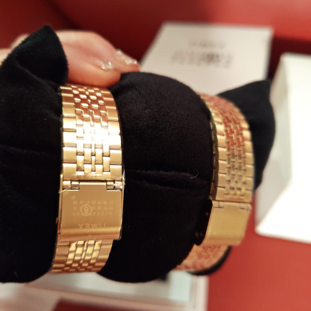 MM6 TIMEX ゴールド デジタル腕時計