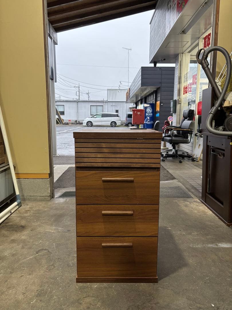 東馬 TOHMA TMテクター 4段 チェスト 洋服収納 ダークブラウン