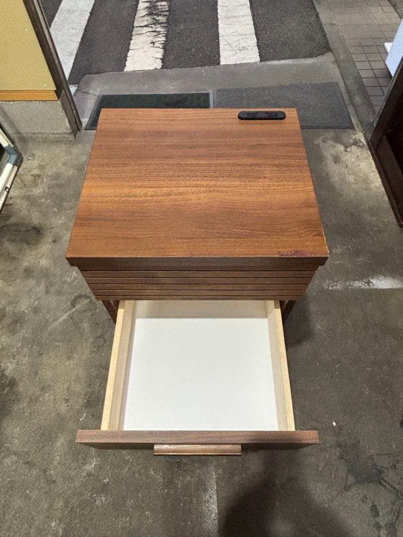 東馬 TOHMA TMテクター 4段 チェスト 洋服収納 ダークブラウン