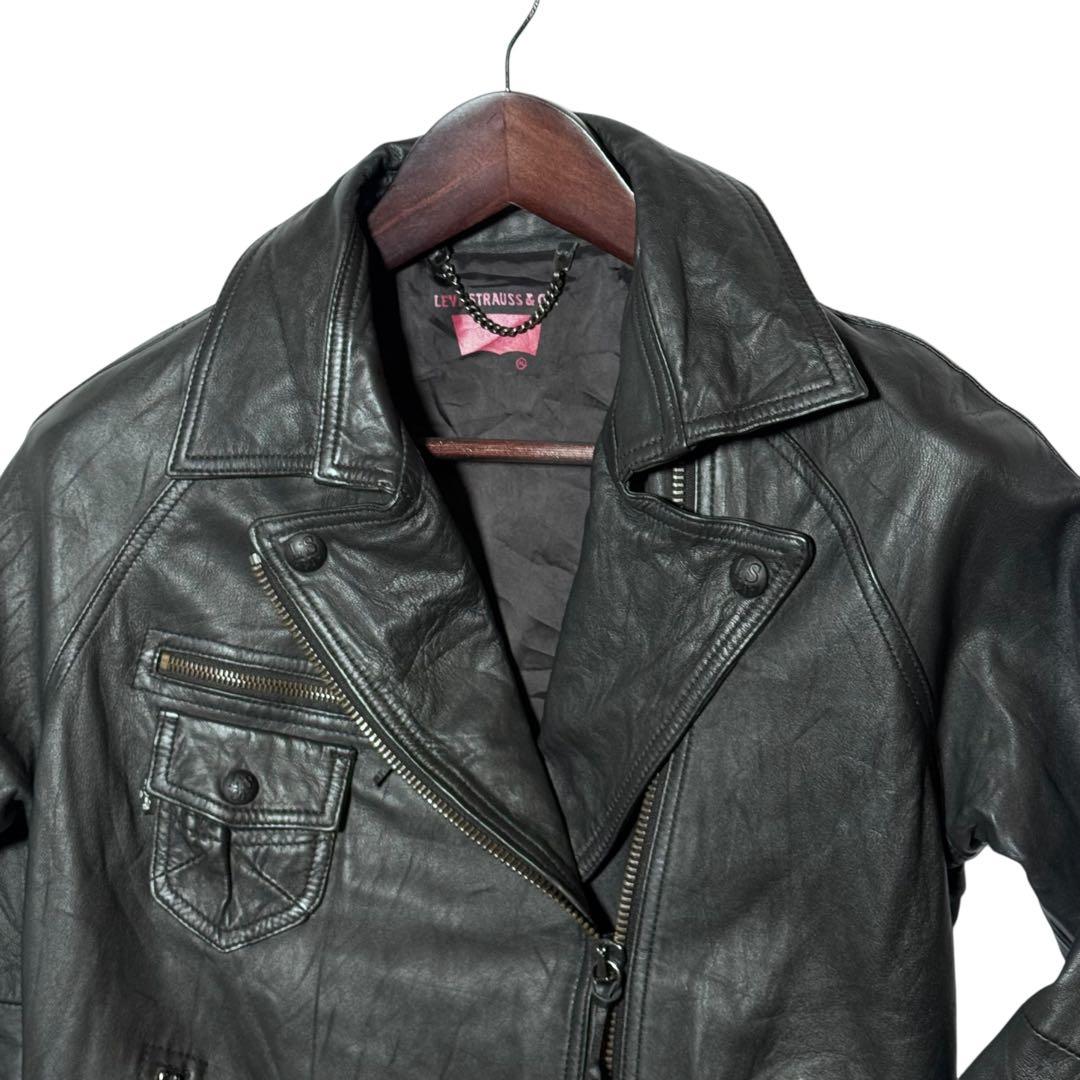 【美品】リーバイス Levi's ダブル ライダース ジャケット M レザー