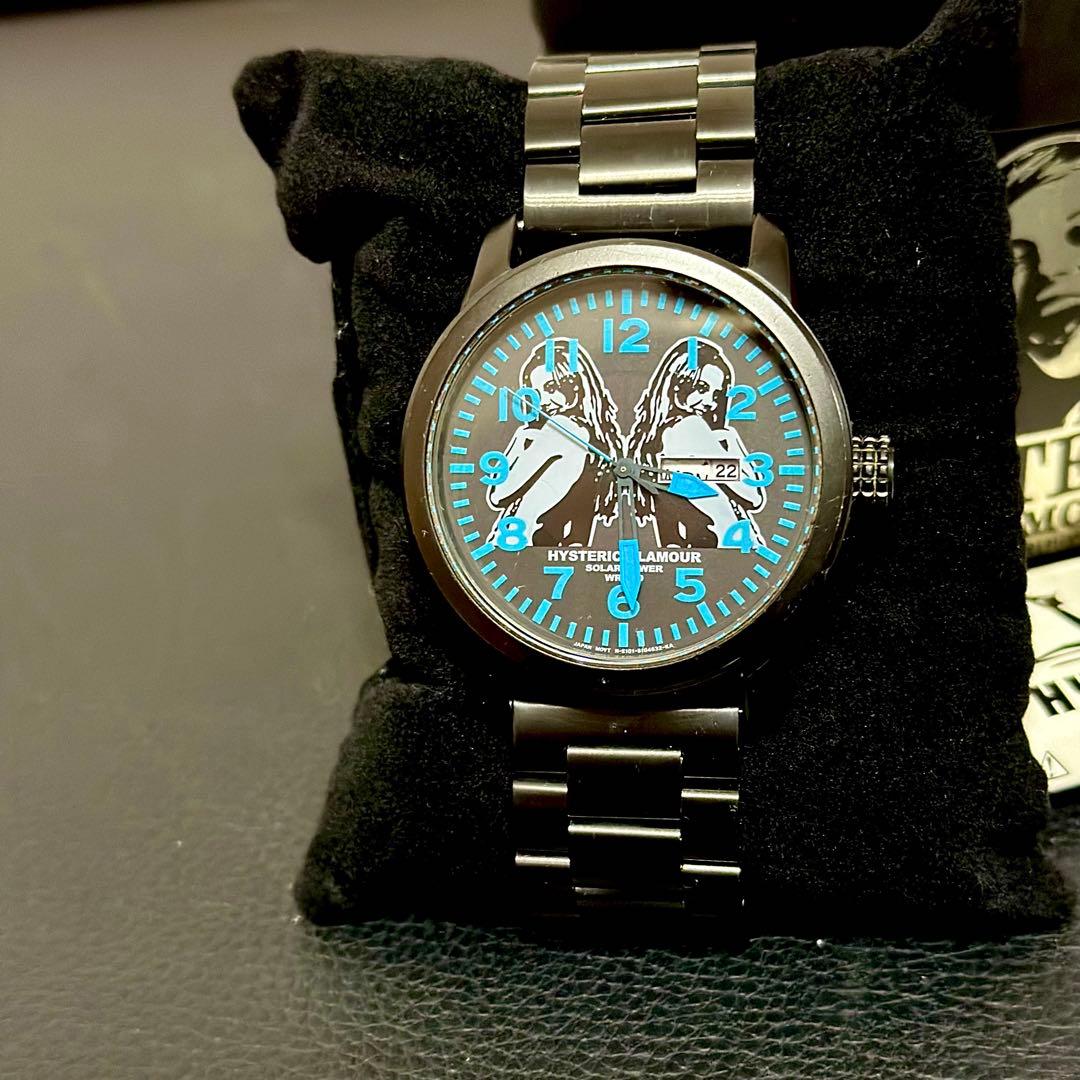 7月SALE☆HYSTERIC GLAMOUR☆アナログソーラーパワーウォッチ☆