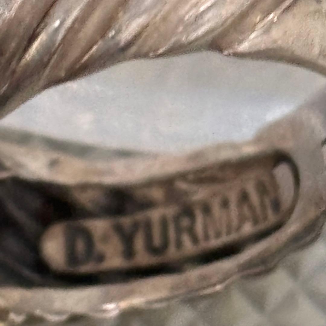 DAVID YURMAN シルバー 925 14金585刻印14号　天然石