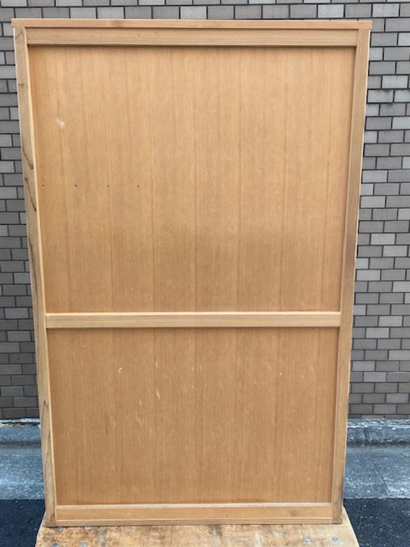 伝統工芸高級水屋道具杉無垢材網代引戸アジロ茶道具煎茶棚置水屋茶箪笥飾り棚和家具