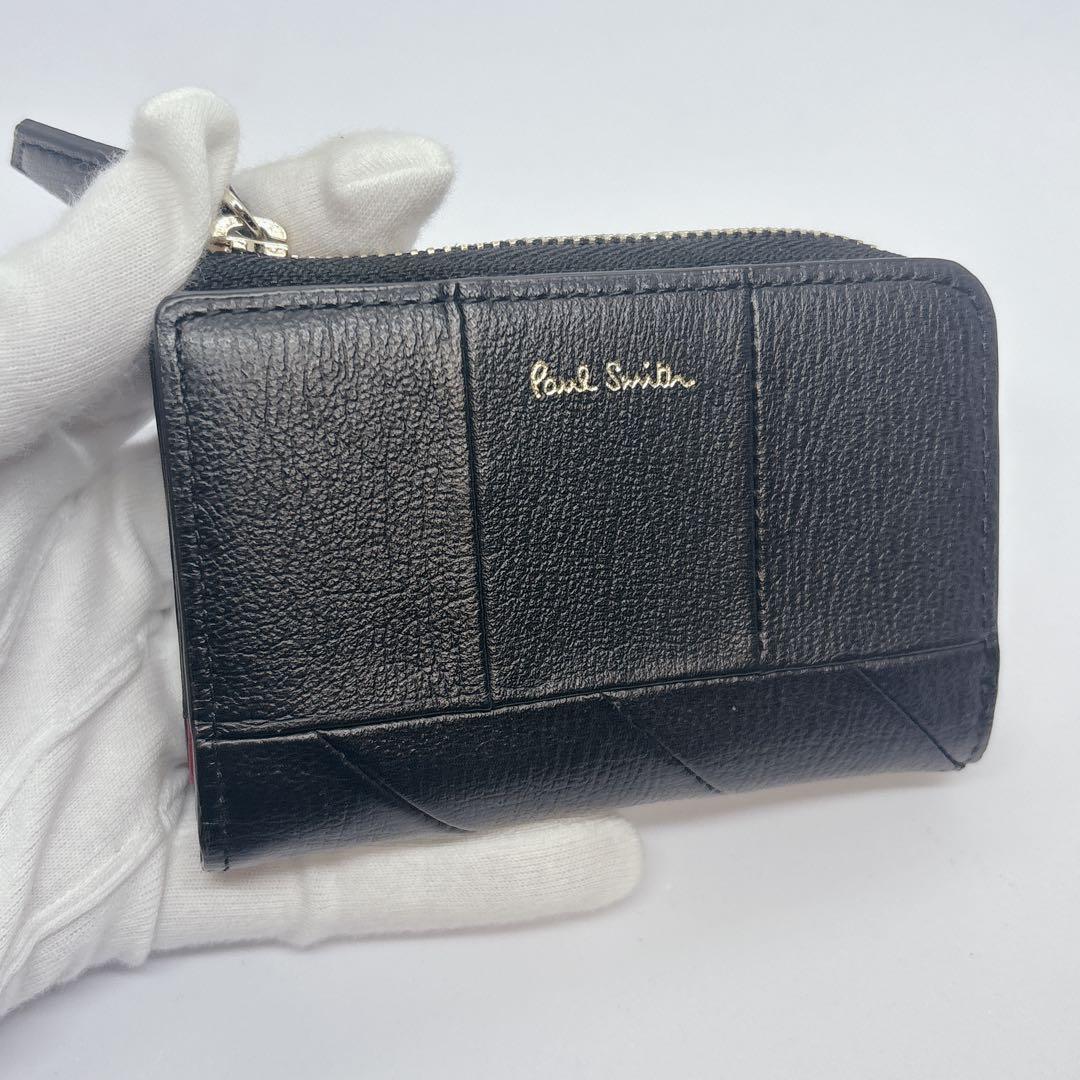 未使用級　ポールスミス キーケース ケース ブラック