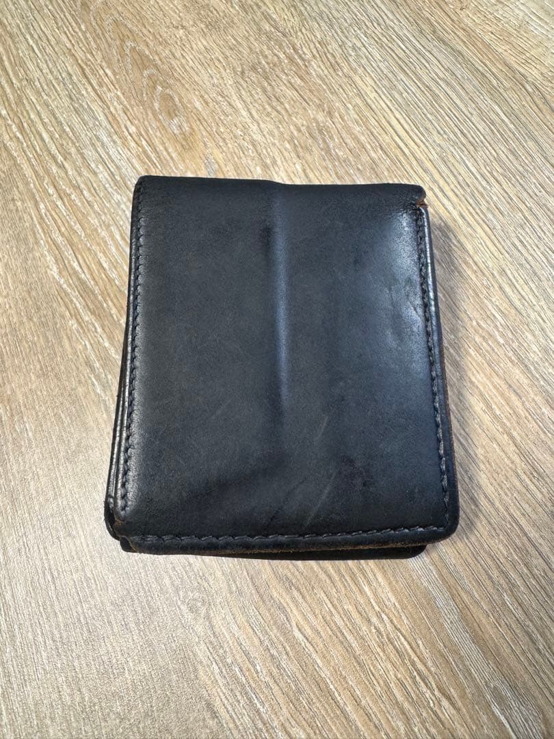 ゴローズ goro’s 二つ折り財布 サドルレザー ブラック USED 即発送